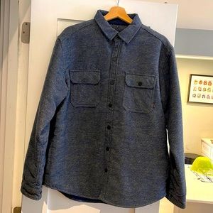 Burton Brighton Men’s Insulated Flannel (Navy Tweed - Medium)